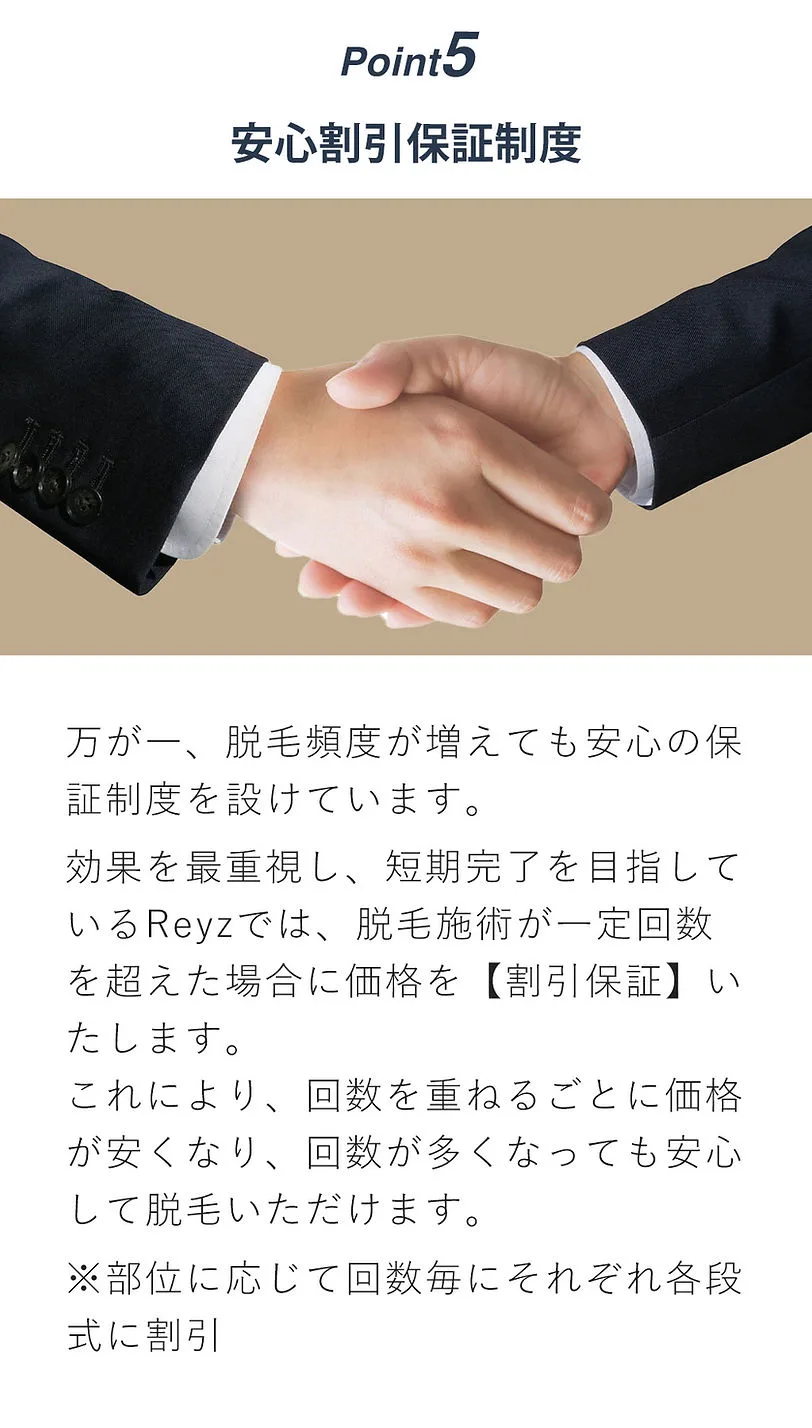 Reyzの都度払いと追加費用なしの案内