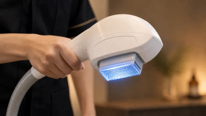 脱毛機の冷却性能を伝えるイメージ